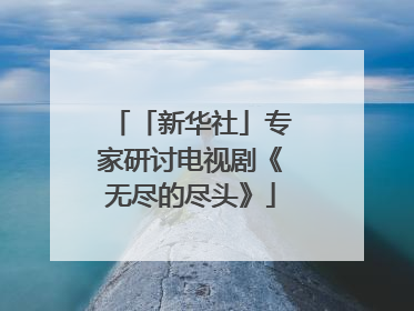 「新华社」专家研讨电视剧《无尽的尽头》