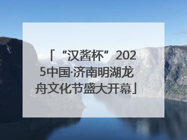 “汉酱杯”2025中国·济南明湖龙舟文化节盛大开幕