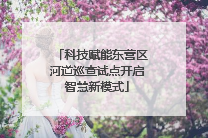 科技赋能东营区河道巡查试点开启智慧新模式
