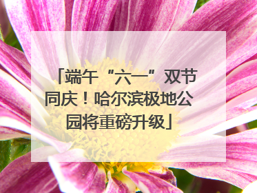 端午“六一”双节同庆！哈尔滨极地公园将重磅升级