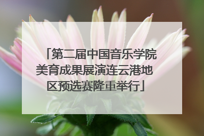 第二届中国音乐学院美育成果展演连云港地区预选赛隆重举行