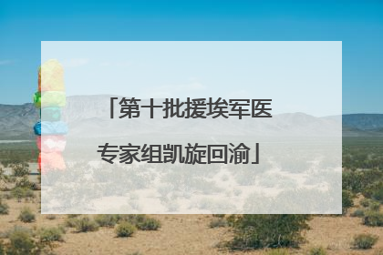 第十批援埃军医专家组凯旋回渝
