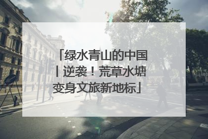 绿水青山的中国丨逆袭！荒草水塘变身文旅新地标