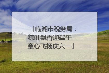 临湘市税务局：粽叶飘香迎端午 童心飞扬庆六一