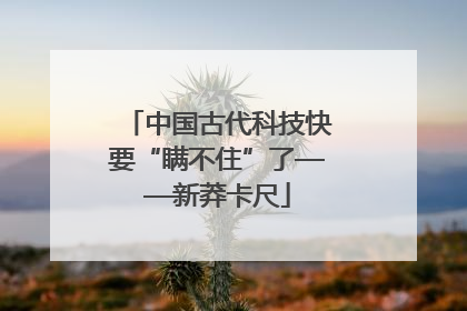 中国古代科技快要“瞒不住”了——新莽卡尺