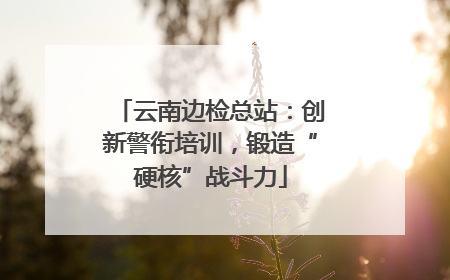 云南边检总站：创新警衔培训，锻造“硬核”战斗力