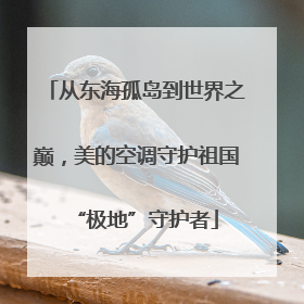 从东海孤岛到世界之巅，美的空调守护祖国“极地”守护者