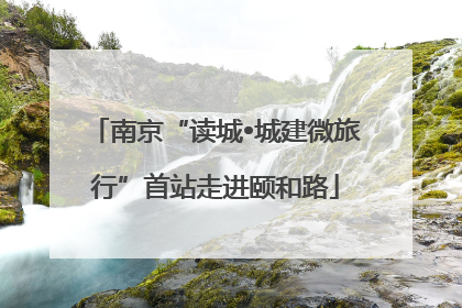 南京“读城•城建微旅行”首站走进颐和路