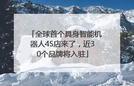 全球首个具身智能机器人4S店来了，近30个品牌将入驻