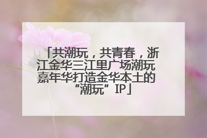 共潮玩，共青春，浙江金华三江里广场潮玩嘉年华打造金华本土的“潮玩”IP