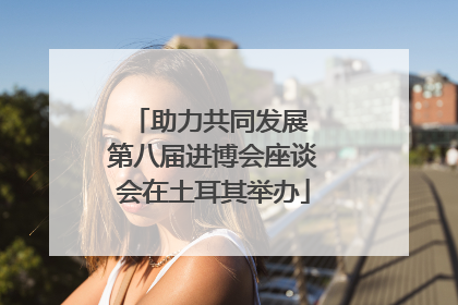 助力共同发展 第八届进博会座谈会在土耳其举办