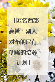 匿名西部高管：湖人对布朗尼有明确的培养计划