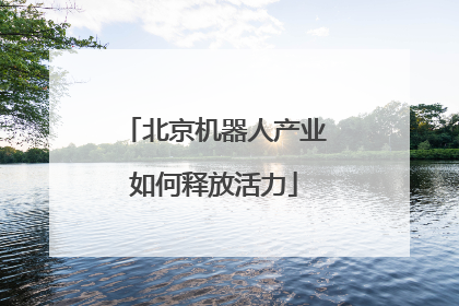 北京机器人产业如何释放活力