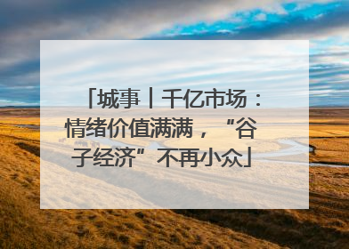 城事︱千亿市场：情绪价值满满，“谷子经济”不再小众