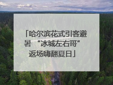 哈尔滨花式引客避暑 “冰城左右哥”返场嗨翻夏日