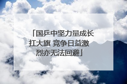 国乒中坚力量成长扛大旗 竞争日益激烈亦无法回避