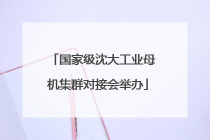 国家级沈大工业母机集群对接会举办