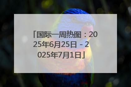 国际一周热图：2025年6月25日－2025年7月1日