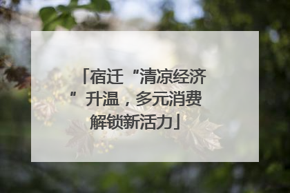 宿迁“清凉经济”升温，多元消费解锁新活力