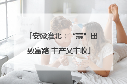 安徽淮北：“蒜”出致富路 丰产又丰收