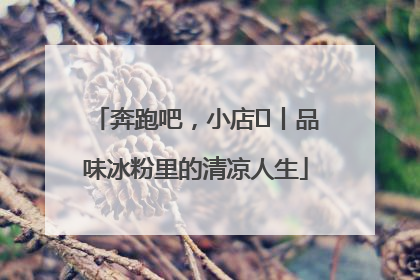 奔跑吧，小店㊴丨品味冰粉里的清凉人生