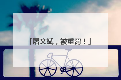 屠文斌，被重罚！