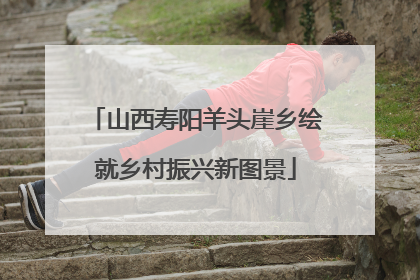 山西寿阳羊头崖乡绘就乡村振兴新图景