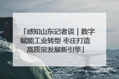 感知山东记者谈｜数字赋能工业转型 枣庄打造高质量发展新引擎