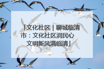 文化社区｜聊城临清市：文化社区润民心 文明新风满临清