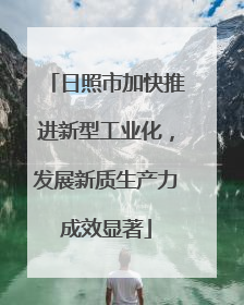 日照市加快推进新型工业化，发展新质生产力成效显著