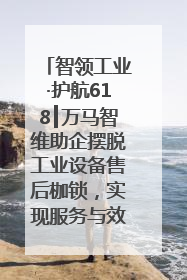 智领工业·护航618┃万马智维助企摆脱工业设备售后枷锁，实现服务与效能价值共振！