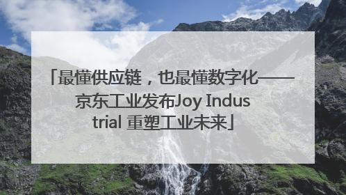 最懂供应链，也最懂数字化——京东工业发布Joy Industrial 重塑工业未来