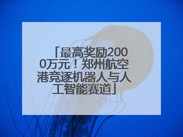 最高奖励2000万元！郑州航空港竞逐机器人与人工智能赛道
