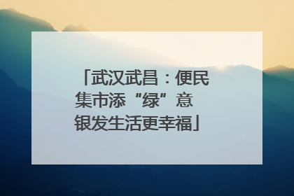 武汉武昌：便民集市添“绿”意 银发生活更幸福