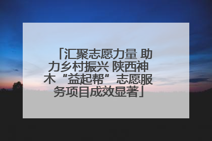 汇聚志愿力量 助力乡村振兴 陕西神木“益起帮”志愿服务项目成效显著
