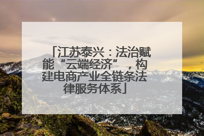 江苏泰兴：法治赋能“云端经济”，构建电商产业全链条法律服务体系