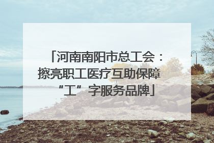 河南南阳市总工会：擦亮职工医疗互助保障“工”字服务品牌