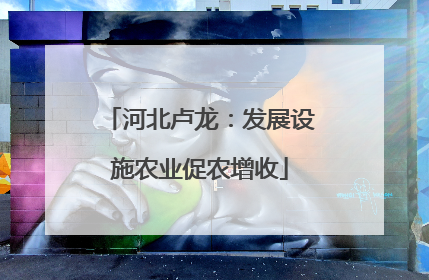 河北卢龙：发展设施农业促农增收