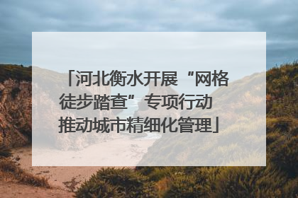 河北衡水开展“网格徒步踏查”专项行动 推动城市精细化管理