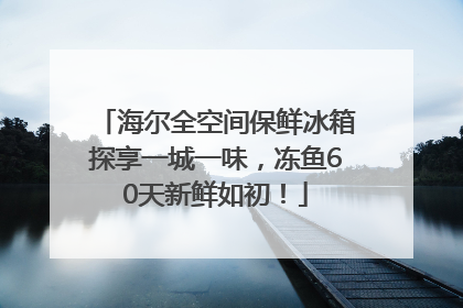 海尔全空间保鲜冰箱探享一城一味，冻鱼60天新鲜如初！