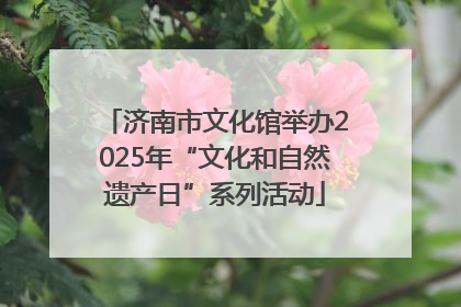 济南市文化馆举办2025年“文化和自然遗产日”系列活动
