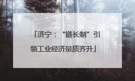 济宁：“链长制”引领工业经济量质齐升