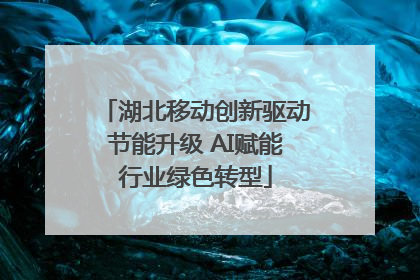 湖北移动创新驱动节能升级 AI赋能行业绿色转型