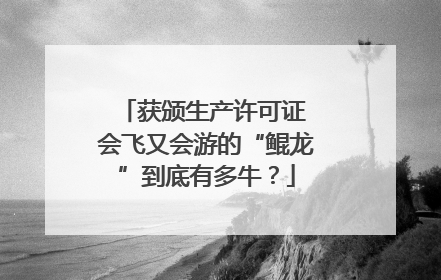 获颁生产许可证 会飞又会游的“鲲龙”到底有多牛？