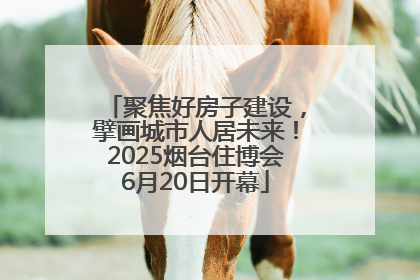 聚焦好房子建设，擘画城市人居未来！2025烟台住博会6月20日开幕