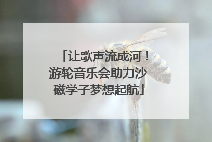 让歌声流成河！游轮音乐会助力沙磁学子梦想起航
