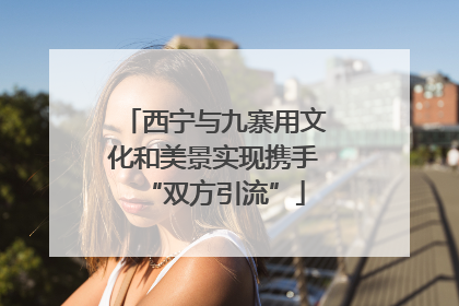 西宁与九寨用文化和美景实现携手“双方引流”