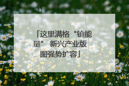 这里满格“镇能量” 新兴产业版图强势扩容