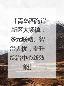 青岛西海岸新区大场镇：多元联动、智治无忧，提升综治中心新效能