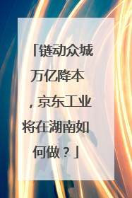 链动众城 万亿降本，京东工业将在湖南如何做？